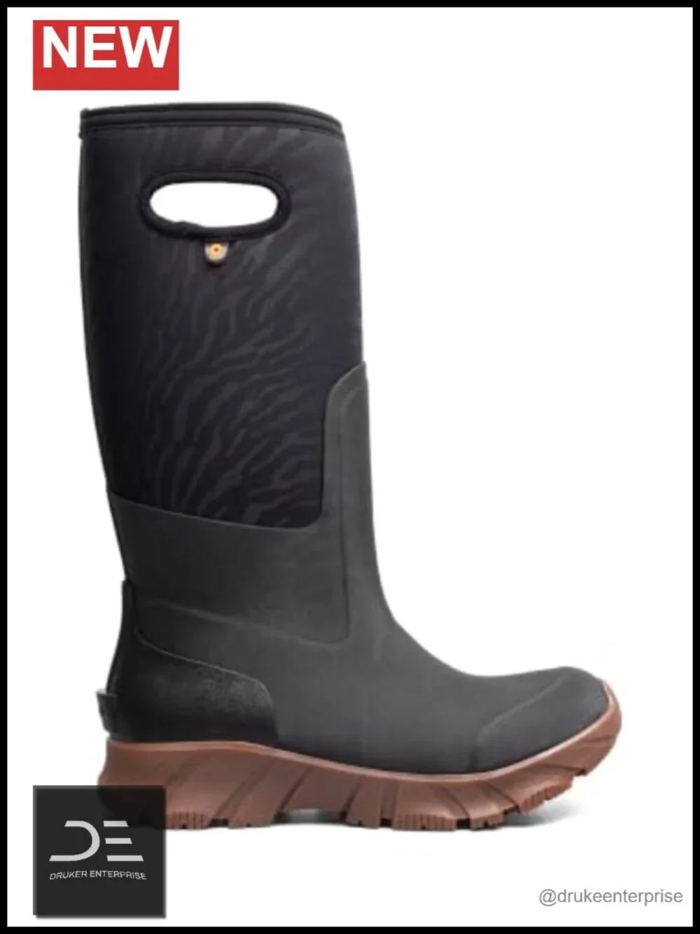 Waterproof Insulated Snow Boots with Faux-Fur Lining and Steel Shank